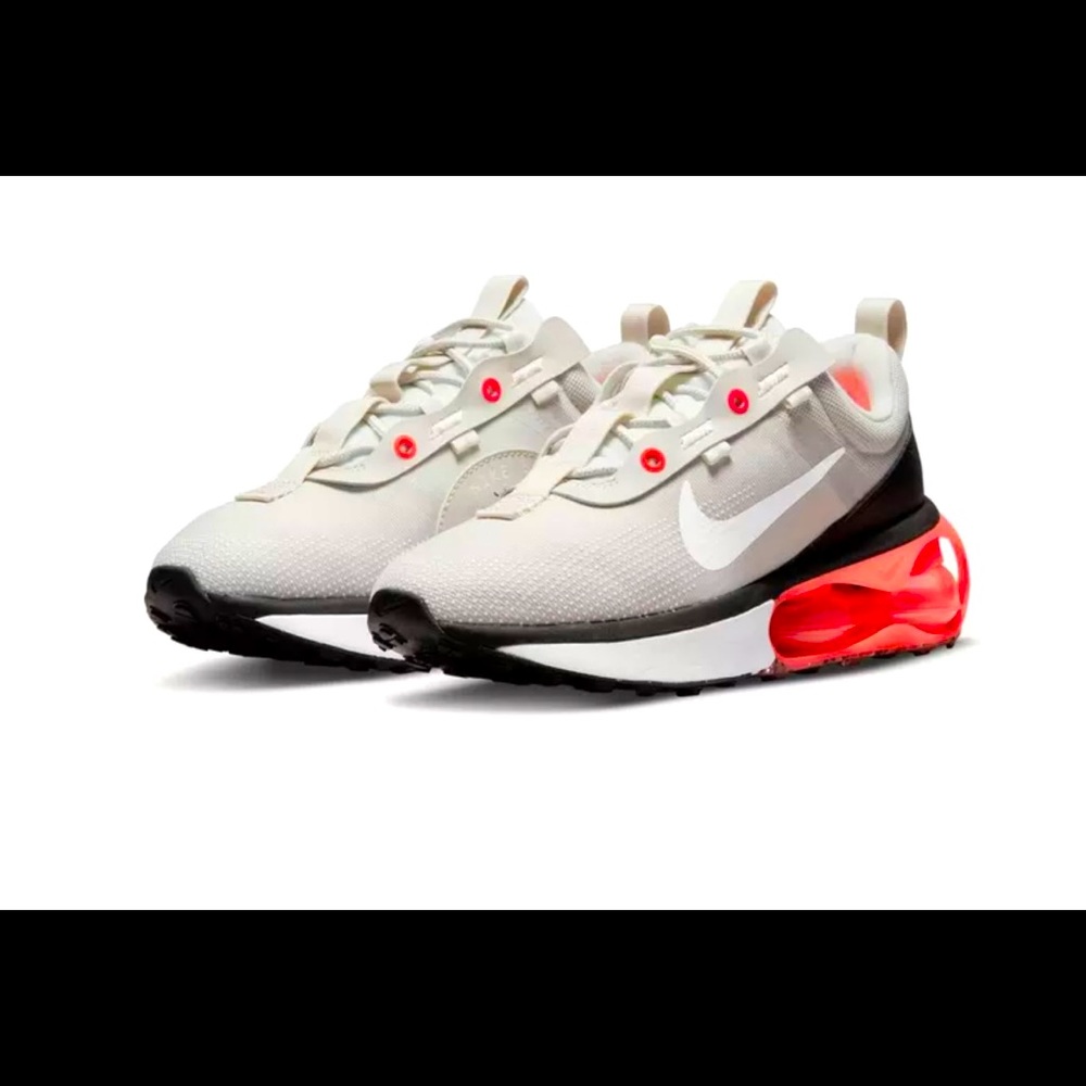 Nike Wmns Air Max 2021 Light Bone White Flash Crimson Black DH5103-002